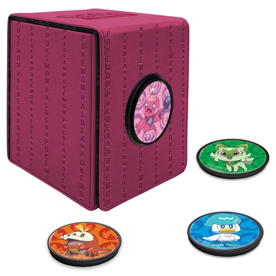 Ultra Pro: Alcove 4-Click Deck Box - For Pokemon TCG - Paldea Ultra Pro: Alcove 4-Click Deck Box - For Pokemon TCG - Paldea