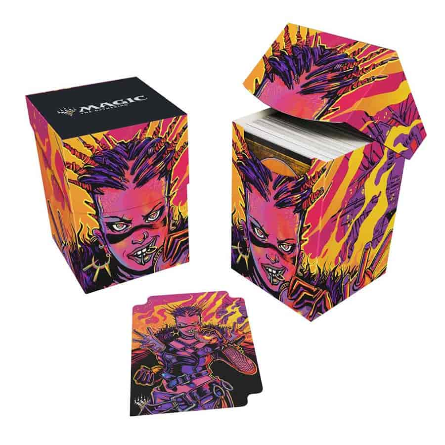 Ultra Pro Deck Box 100+ Per Carte Magic - M21 Basri Ket - Porta Mazzi Rigido Con Divisorio