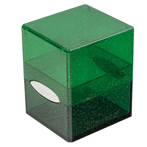 Satin Cube Deck Box - Lime Green main image 1