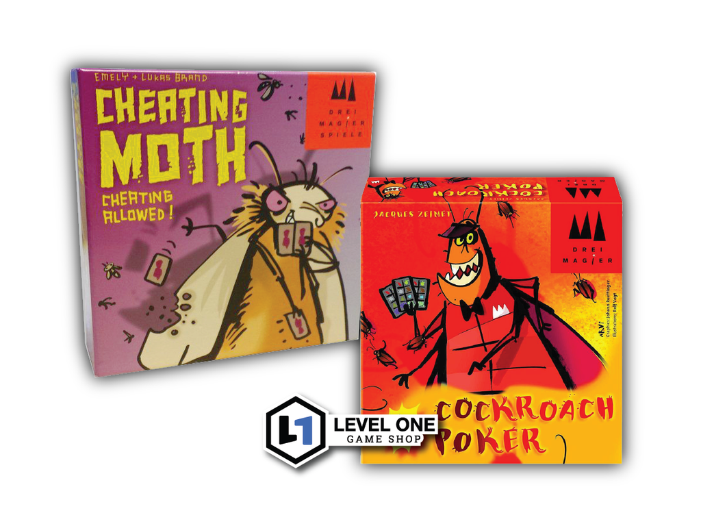 Cockroach Poker + Cheating Moth: Spotlight Series – Level One Game Shop
