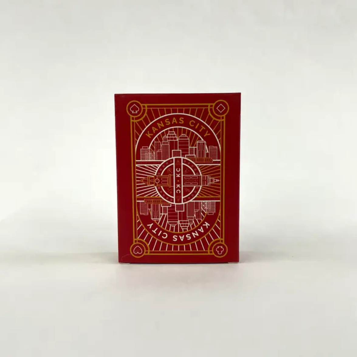 Level One Kc KC Labyrinth: Kansas City Playing Cards - Landmarks - Art Deco - Red ...