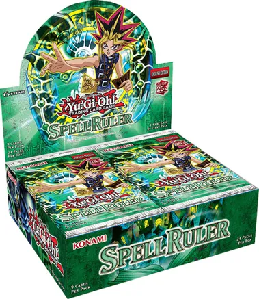 Yu-Gi-Oh CCG: 25th Anniversary - Spell Ruler Booster Box (24CT) Level One Game Shop Yu-Gi-Oh CCG: 25th Anniversary - Spell Ruler Booster Box (24CT) Level One Game Shop