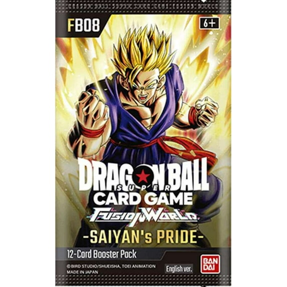 Dragon Ball Super TCG: Fusion World - Saiyan's Pride - Booster Pack (F Level One Game Shop Dragon Ball Super TCG: Fusion World - Saiyan's Pride - Booster Pack (F Level One Game Shop