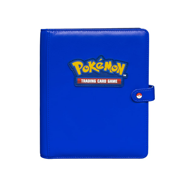 Ultra Pro: 4-Pocket Blue Premium Snap Binder for Pokemon Level One Game Shop Ultra Pro: 4-Pocket Blue Premium Snap Binder for Pokemon Level One Game Shop
