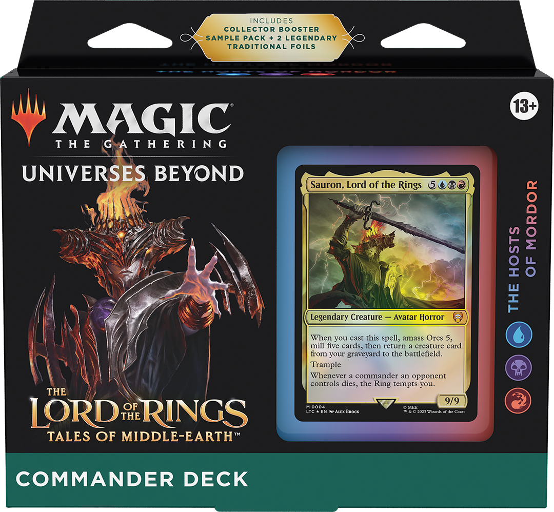 sauron lord of the rings mtg commander deck Magic the Gathering: Lord of the Rings Tales of Middle-Earth