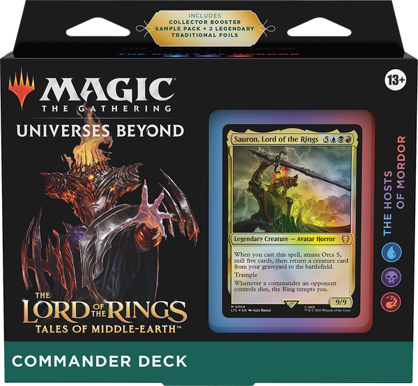 mtg lotr commander deck set Magic the Gathering: Lord of the Rings Tales of Middle-Earth