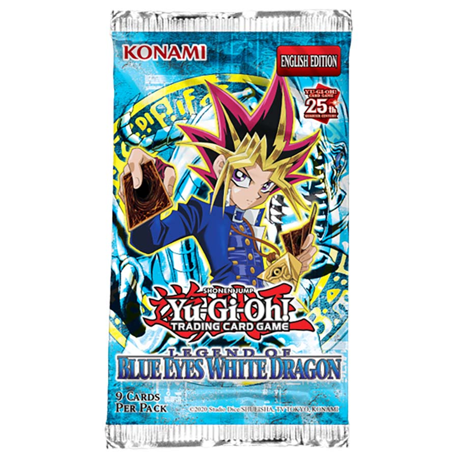 Yu-Gi-Oh CCG: 25th Anniversary - Blue Eyes White Dragon Booster Pack Level One Game Shop Yu-Gi-Oh CCG: 25th Anniversary - Blue Eyes White Dragon Booster Pack Level One Game Shop