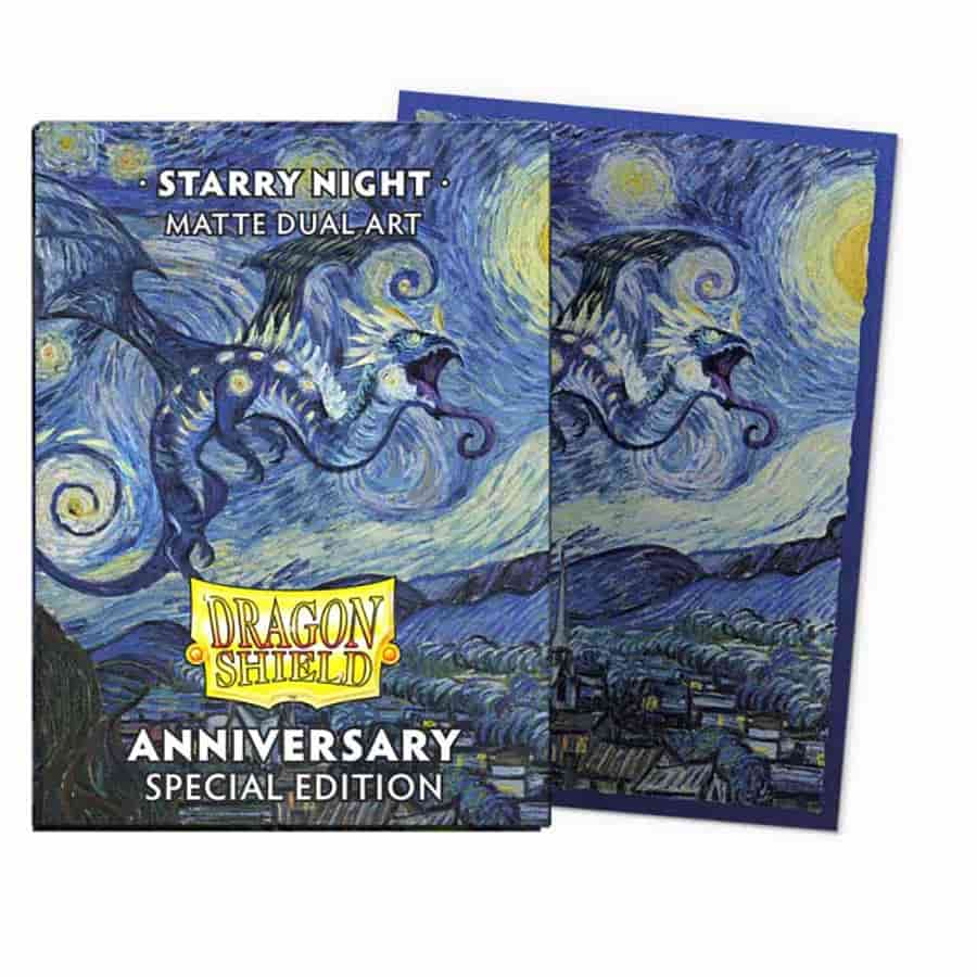 starry night ドラゴンシールド 25周年記念 2個 Dragon Shield: Dual Matte Sleeves - Anniversary Special Edition