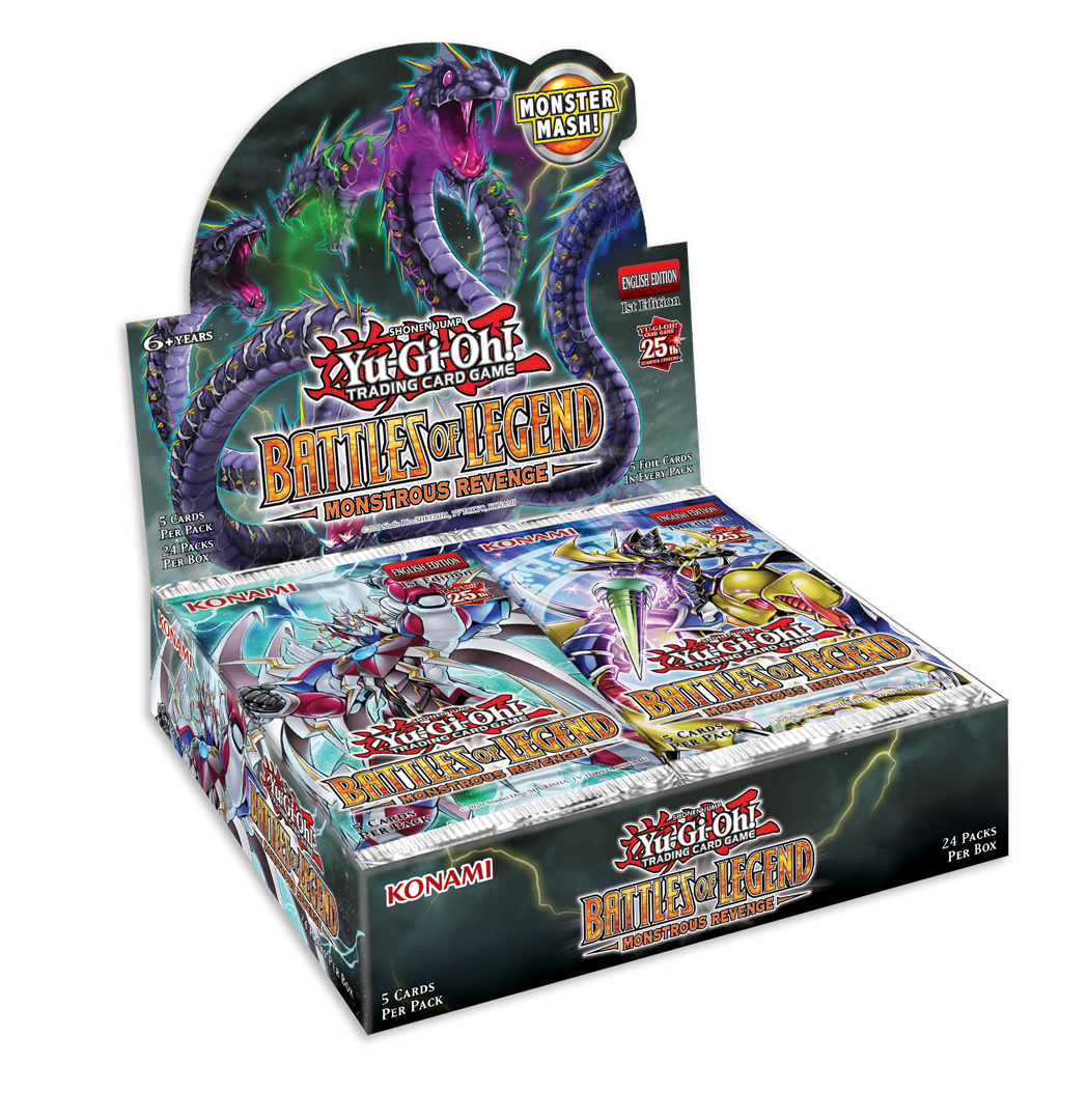 Yugioh: Battles of Legend - Monstrous Revenge - Booster Box Level One Game Shop Yugioh: Battles of Legend - Monstrous Revenge - Booster Box Level One Game Shop