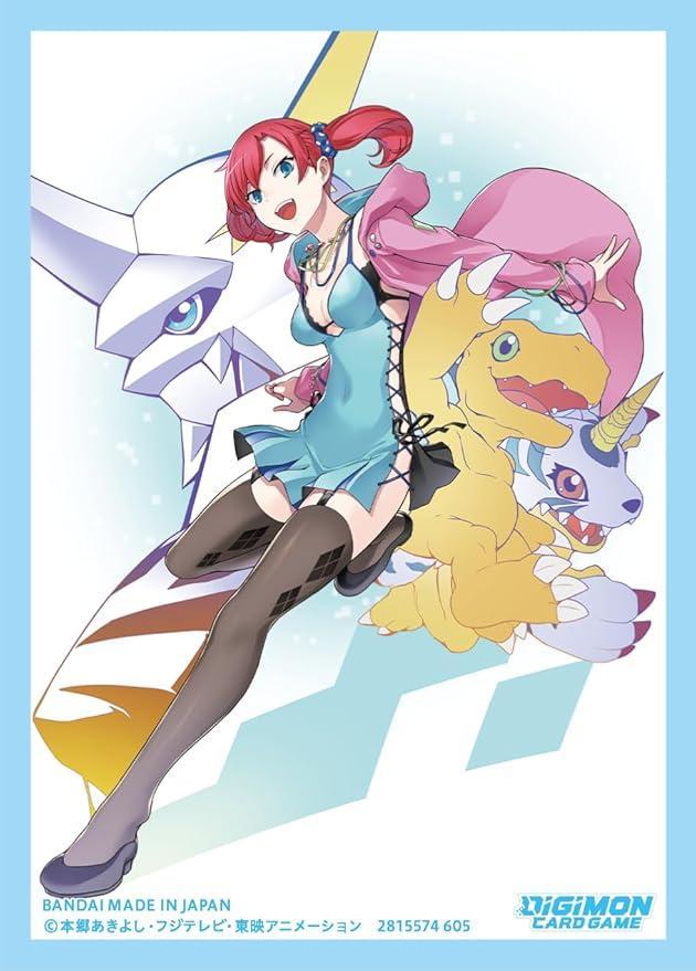 Digimon Card Game Official Sleeves Matte 02 Nokia Shiramine Digimon Card Game Official Sleeves Matte 02 Nokia Shiramine