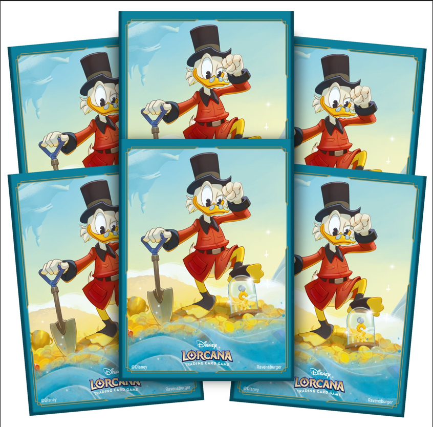 Lorcana TCG: Into the Inklands - Scrooge McDuck - Card Sleeves (65ct) –  Level One Game Shop