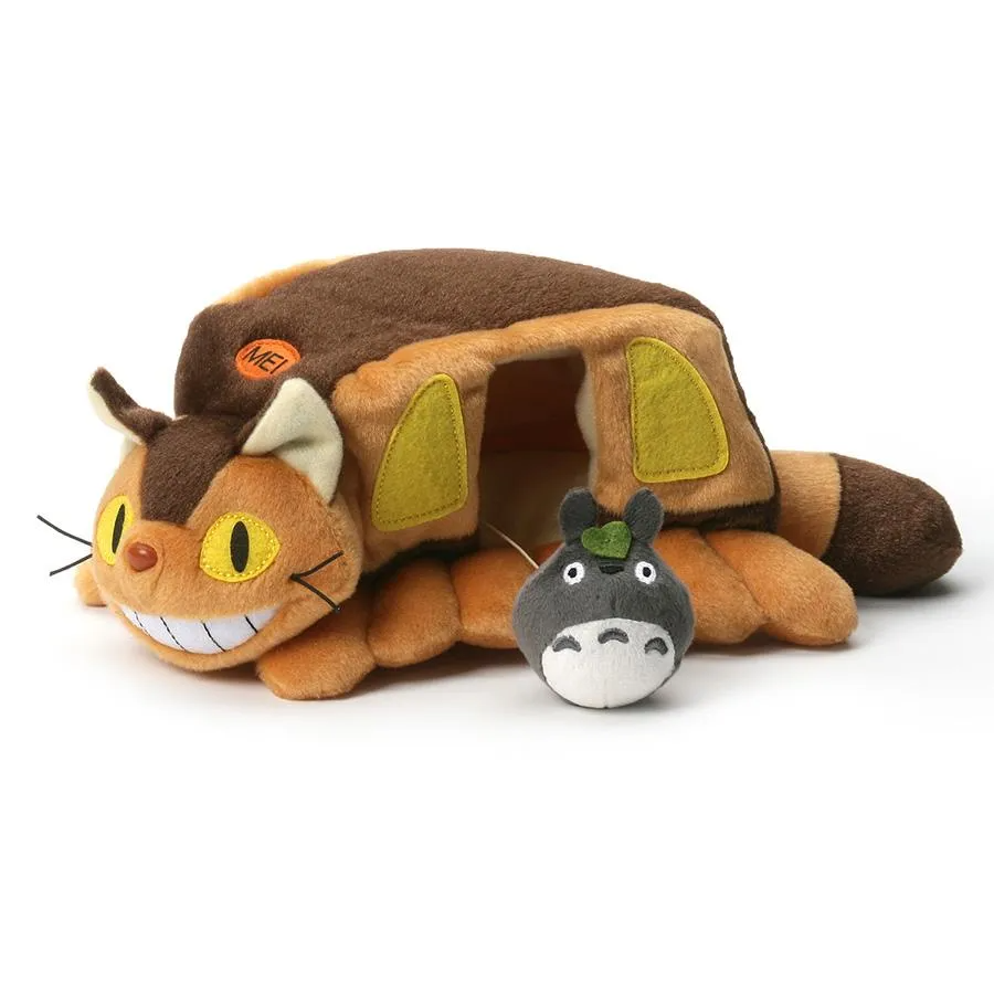 My Neighbor Totoro: Sun Arrow Plush Catbus and Gray Totoro