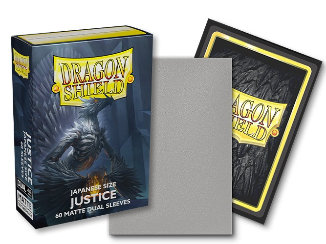 Dragon Shield: Dual Matte Sleeves - Japanese Size 'Justice' (60)