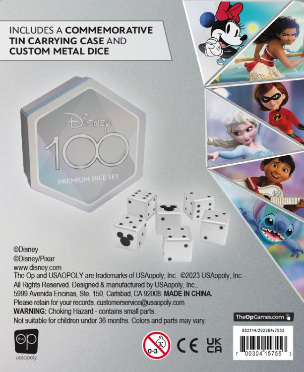 Disney 100th Anniversary Premium D6 Dice Set – Level One Disney 100th Anniversary Premium D6 Dice Set – Level One
