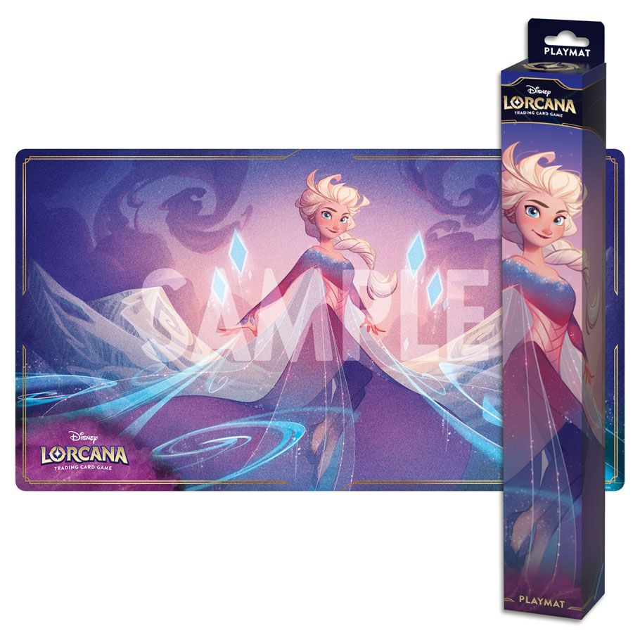 Lorcana TCG: Azurite Sea - Elsa - Playmat Level One Game Shop Lorcana TCG: Azurite Sea - Elsa - Playmat Level One Game Shop