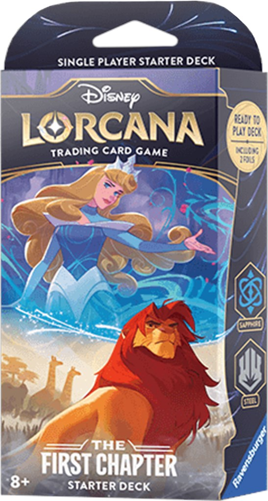 Lorcana TCG: The First Chapter - Starter Deck - Sapphire and Steel (Au Level One Game Shop Lorcana TCG: The First Chapter - Starter Deck - Sapphire and Steel (Au Level One Game Shop