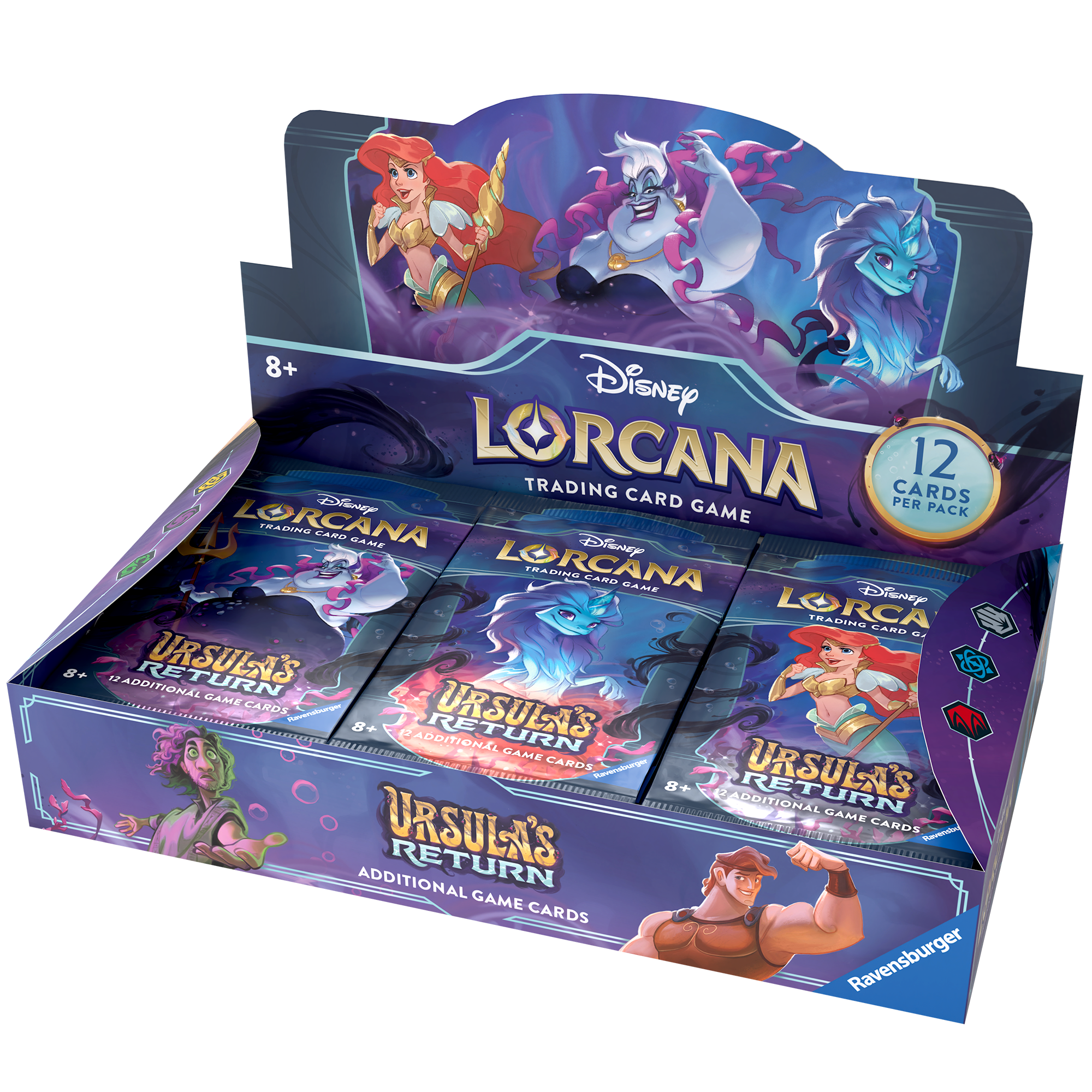 lorcana ursula starter deck Ursula's Return Display Sets by Ravensburger lorcana amber amethyst starter deck