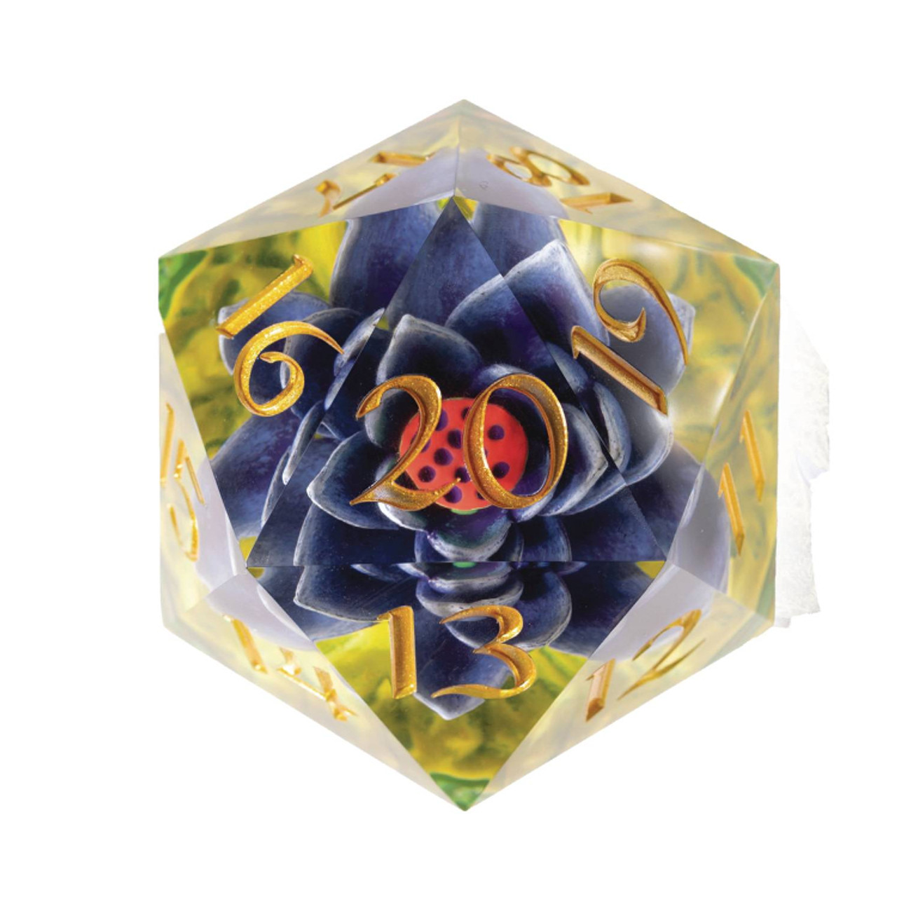 Sirius Dice: Magic the Gathering Black Lotus 54mm Spindown D20