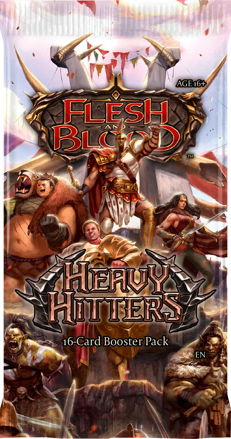 heavy hitters flesh and blood cards Flesh & Blood TCG: Heavy Hitters Booster Pack – Level One Game Shop