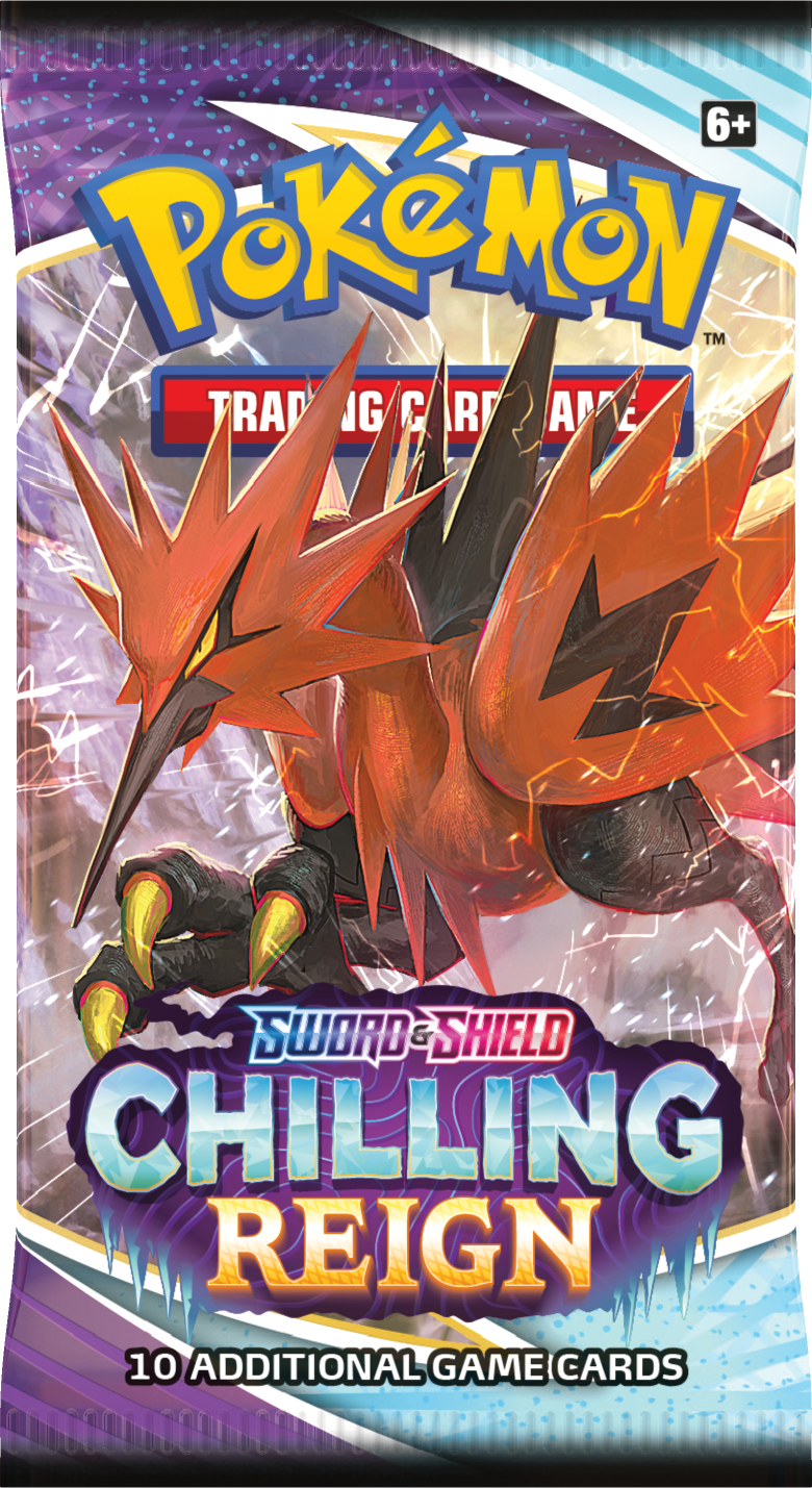 Pokemon TCG: Sword & Shield - Chilling Reign - Booster Pack Level One Game Shop Pokemon TCG: Sword & Shield - Chilling Reign - Booster Pack Level One Game Shop