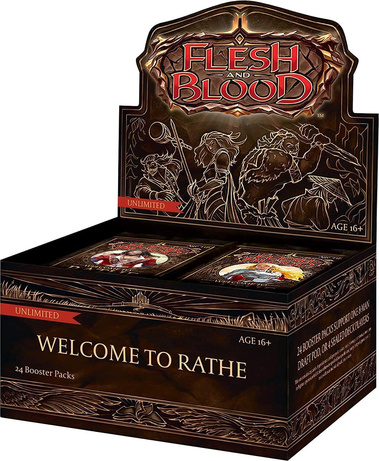 Flesh & Blood TCG: Welcome to Rathe Booster Box (Unlimited) Level One Game Shop Flesh & Blood TCG: Welcome to Rathe Booster Box (Unlimited) Level One Game Shop