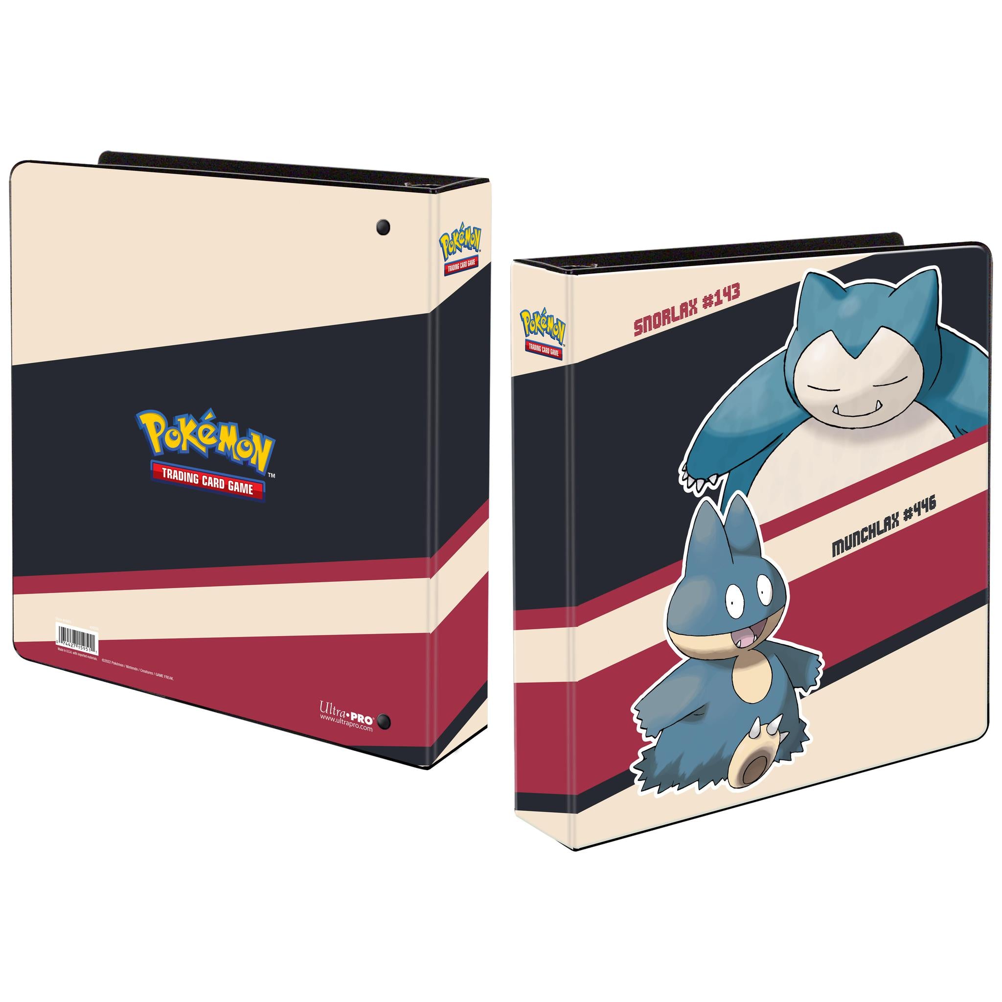 Ultra Pro: 2" Three Ring Binder 'Snorlax and Munchlax' - For Pokemon T Level One Game Shop Ultra Pro: 2" Three Ring Binder 'Snorlax and Munchlax' - For Pokemon T Level One Game Shop