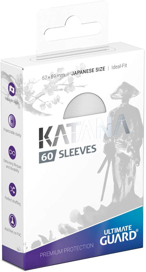 Ultimate Guard: Katana Sleeves - White (60) - Japanese Size Level One Game Shop Ultimate Guard: Katana Sleeves - White (60) - Japanese Size Level One Game Shop