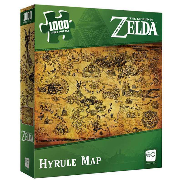 The Legend of Zelda - Hyrule Map - 1000 Piece Puzzle – Level One