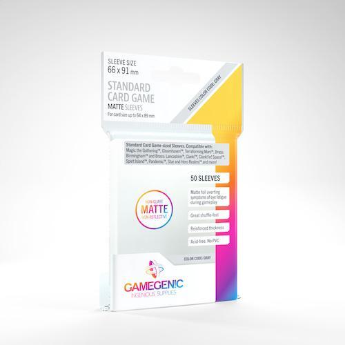 Gamegenic: MATTE Standard Card Game Sleeves 66 x 91 mm Gamegenic: MATTE Standard Card Game Sleeves 66 x 91 mm