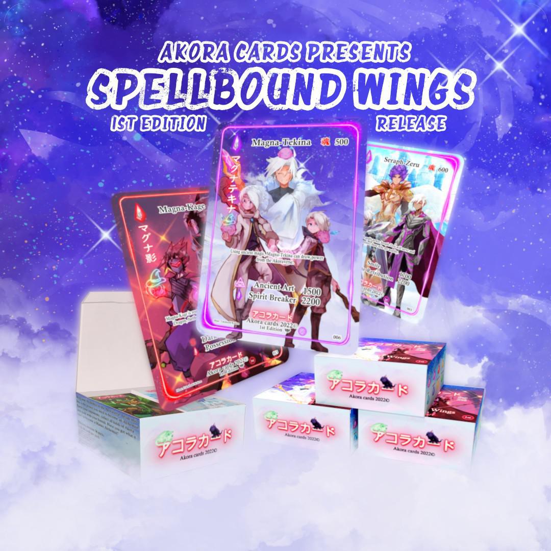 Akora TCG: Spellbound Wings Booster Box (1st Edition) Level One Game Shop Akora TCG: Spellbound Wings Booster Box (1st Edition) Level One Game Shop