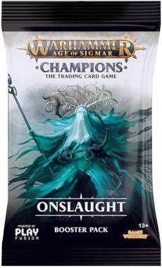 Warhammer Age of Sigmar Champions TCG Onslaught Booster Pack Warhammer Age of Sigmar Champions TCG Onslaught Booster Pack
