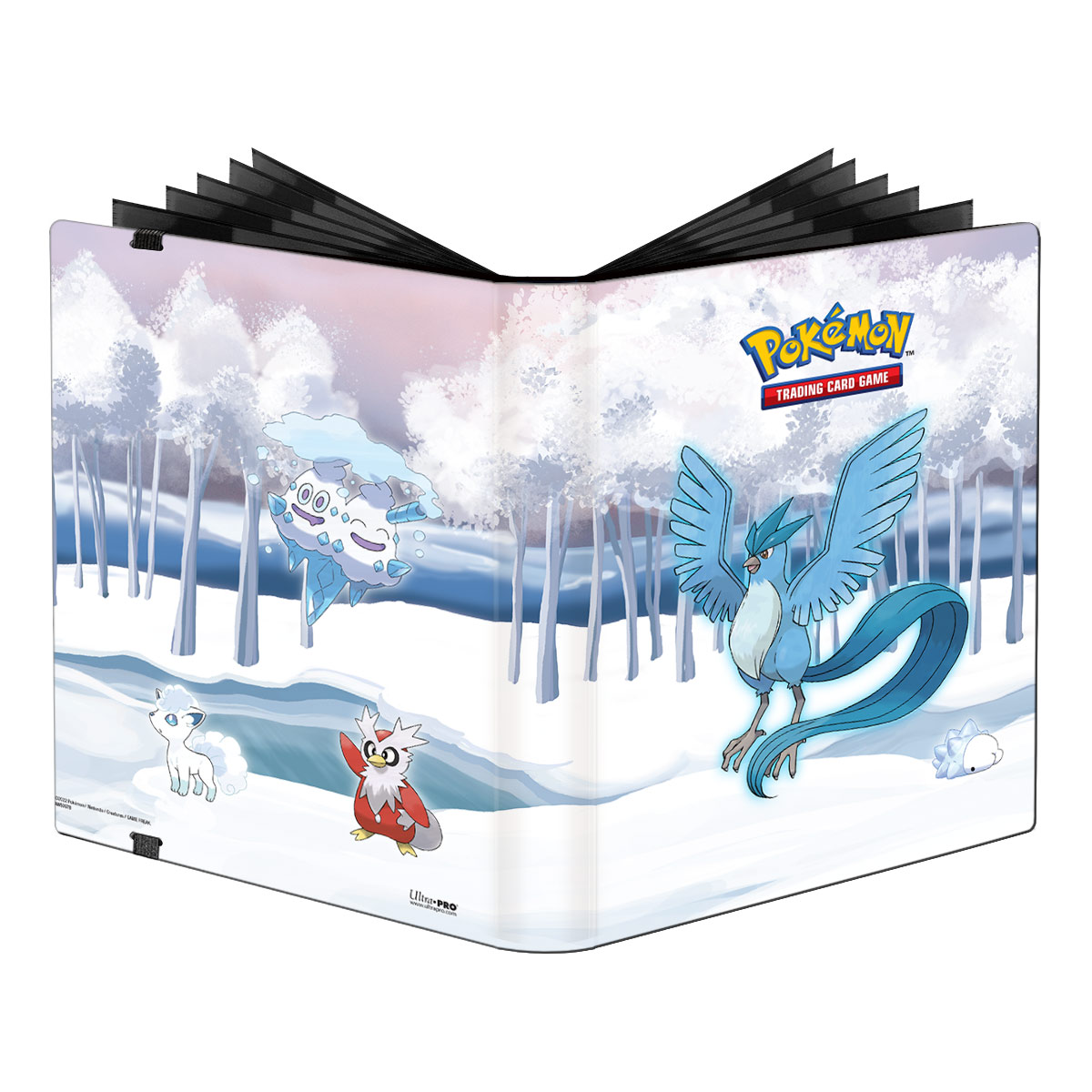 Ultra Pro: Pokemon TCG Gallery Series - Frosted Forest 9-Pocket PRO-Bi Level One Game Shop Ultra Pro: Pokemon TCG Gallery Series - Frosted Forest 9-Pocket PRO-Bi Level One Game Shop