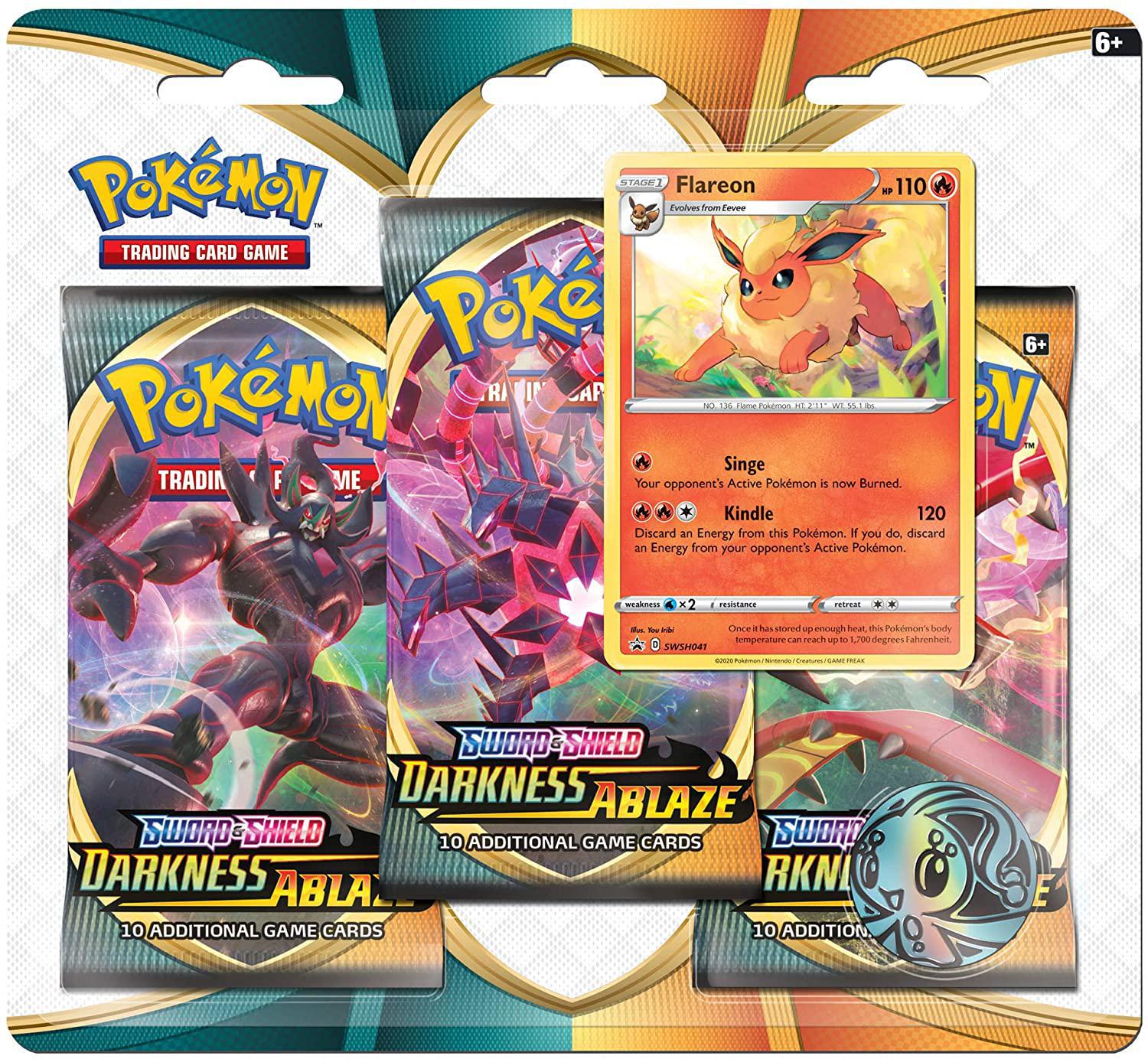 Pokemon TCG: Sun & Moon - Darkness Ablaze - Three Pack Blister Pokemon TCG: Sun & Moon - Darkness Ablaze - Three Pack Blister