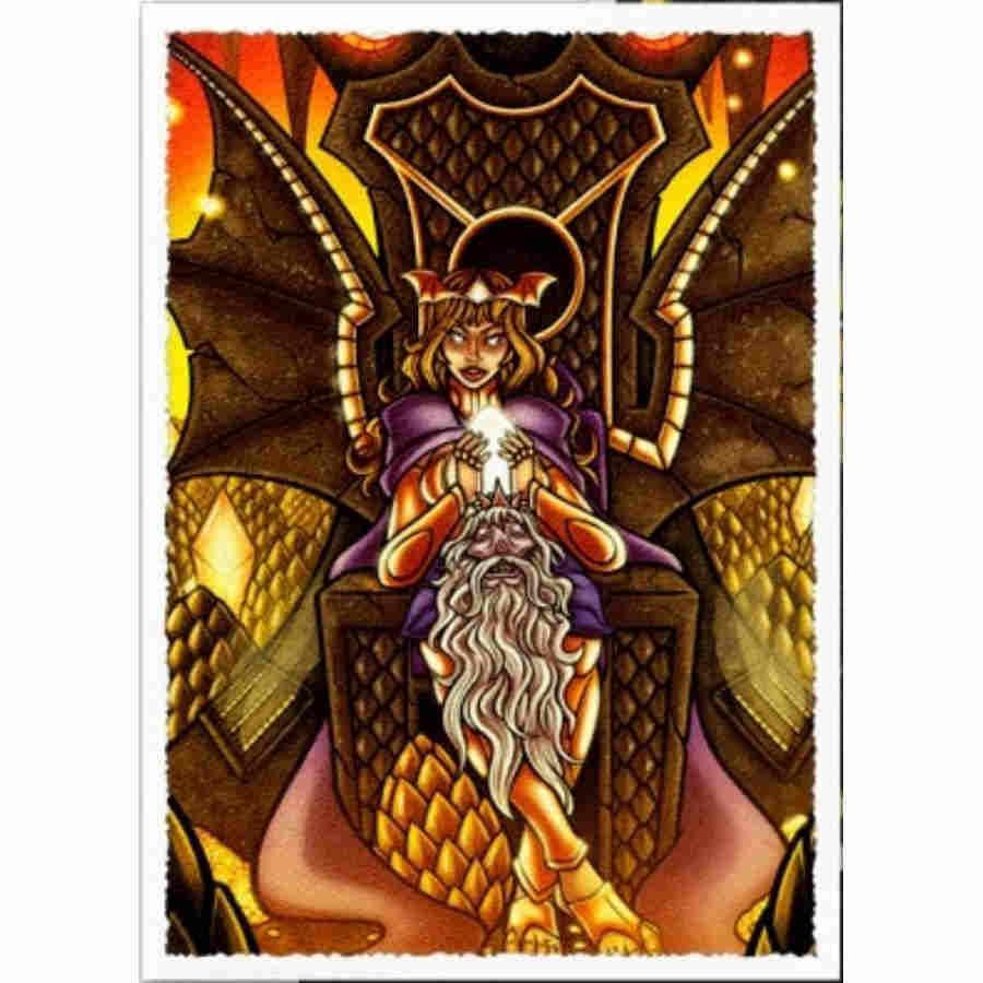 Dragon Shield: Matte Art Deck Protector Sleeves - Standard Size 'Queen Athromark' Dragon Shield: Matte Art Deck Protector Sleeves - Standard Size 'Queen Athromark'