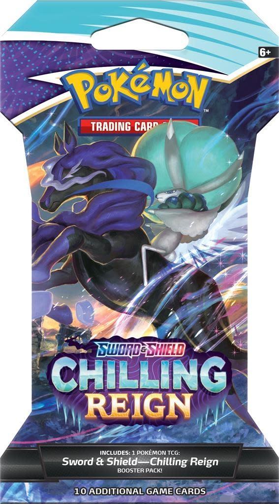 Pokemon TCG: Sword & Shield - Chilling Reign - Sleeved Booster Pack Level One Game Shop Pokemon TCG: Sword & Shield - Chilling Reign - Sleeved Booster Pack Level One Game Shop