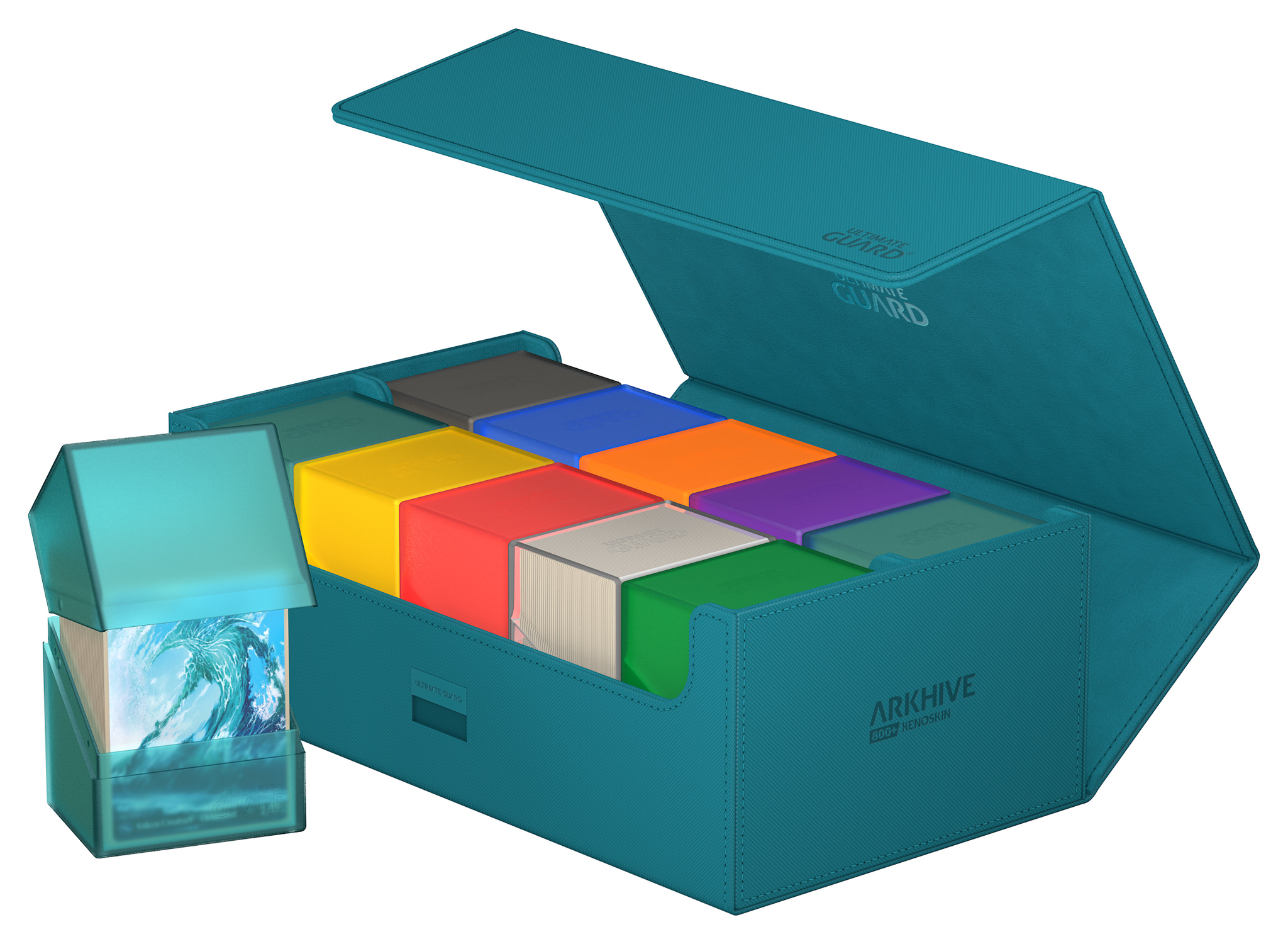 Ultimate Guard: Arkhive 800+ Deck Storage Box - Monocolor Petrol